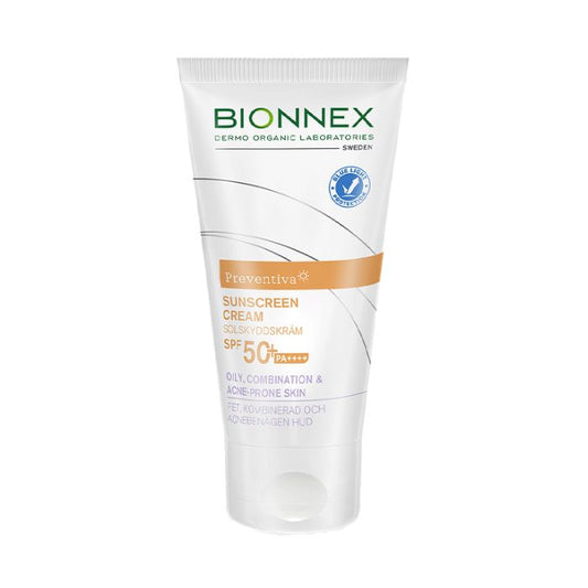 Bionnex Preventiva Sunscreen (SPF 50+) for Oily, Combination and Acne-Prone Skin, Mattifying Protection - 50ml