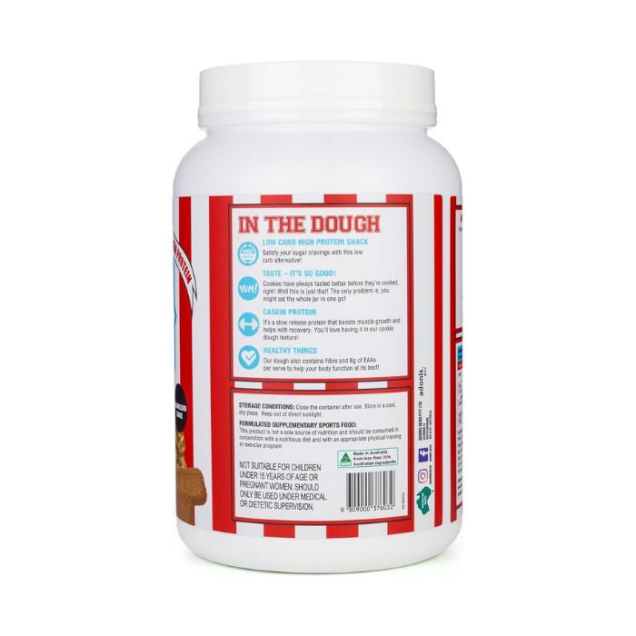 Adonis Gear Protein Cookie Dough Caramelized, High Protein Low Carb Dessert, Muscle Recovery Fuel, 1kg
