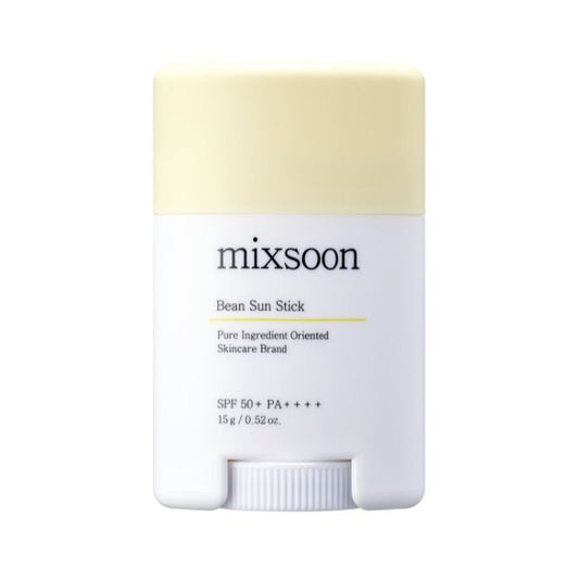 Mixsoon Bean Sun Stick (SPF50) Lightweight Matte Sun Protection with Fermented Plant Extracts - 15g