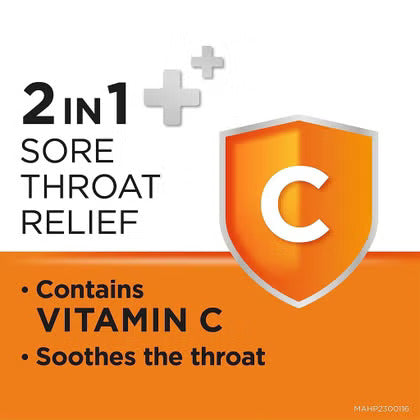 Strepsils Orange With Vitamin C 100 mg Lozenges 24's
