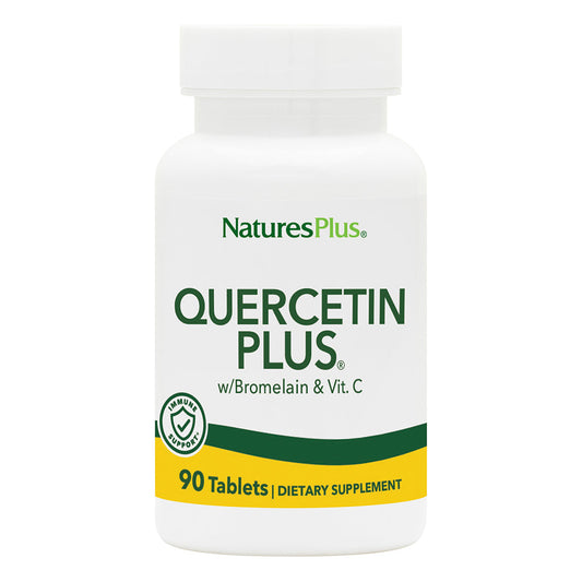 Natures Plus Quercetin Plus With Vitamin C & Bromelain - 90 Tablets