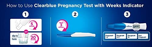 Clear Blue Digital Pregnancy Test Kit With Conception Indicator