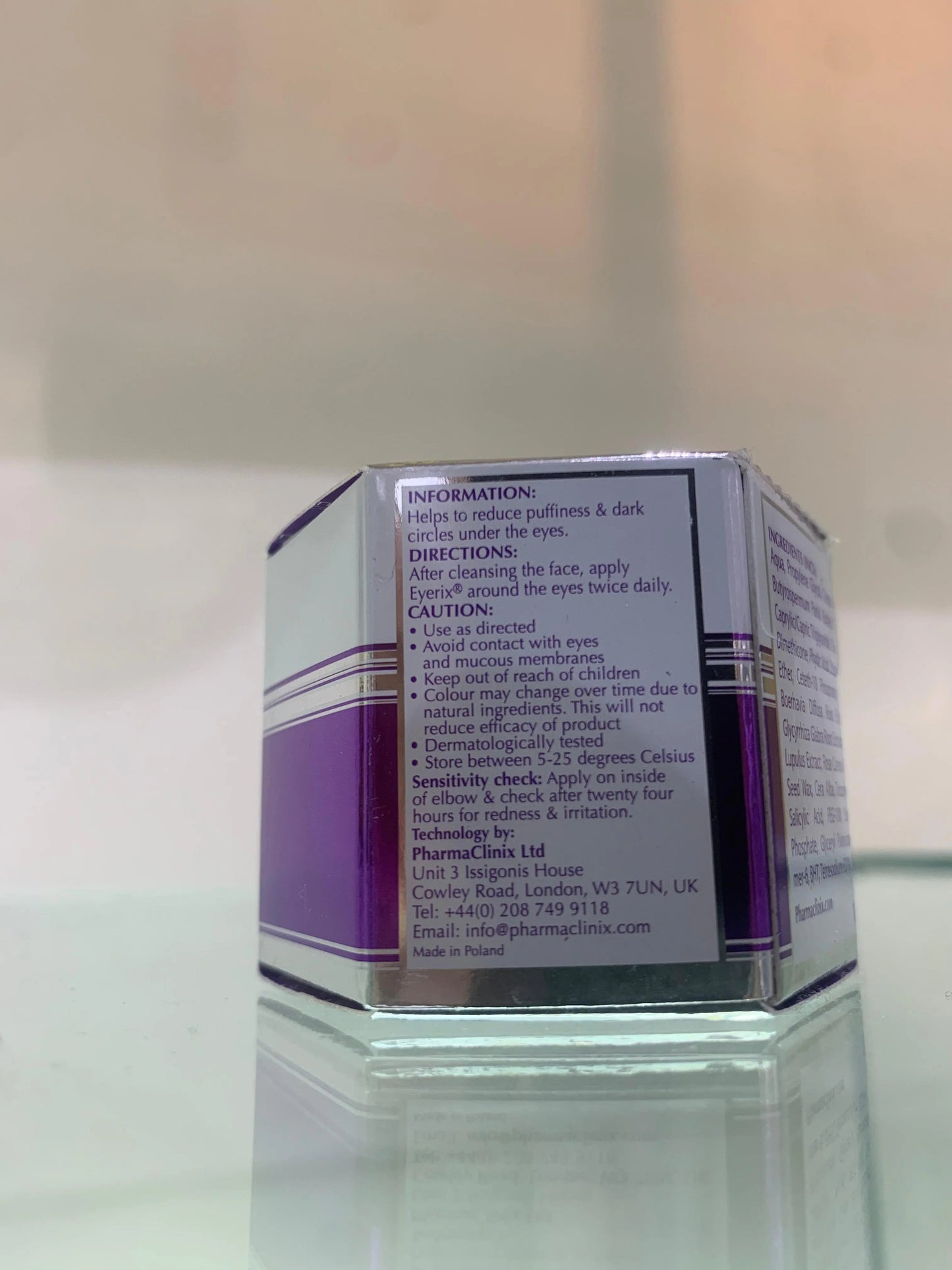 Pharmaclinix Eyerix SPF 15 Cream 15 ML - www.plcgcc.com