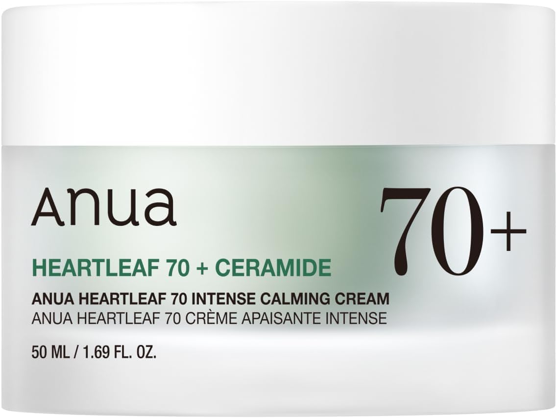 Anua Heartleaf 70% Intense Calming Facial Cream For Dry & Sensitive Skin - 50ml