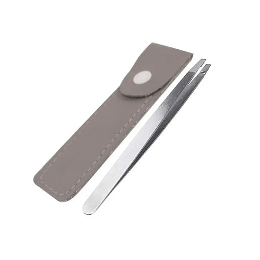 OR BLEU CT409-C SQUARE TIP TWEEZERS (SATIN FINISH) OR Blue