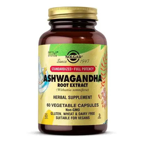 Sol Sfp Ashwagandha Root Extract Vegicaps 60's Solgar
