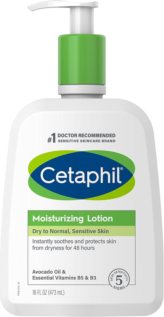 Cetaphil Moisturizing Lotion, Face & Body Moisturizer With Dry to Normal and Sensitive Skin - 473ml