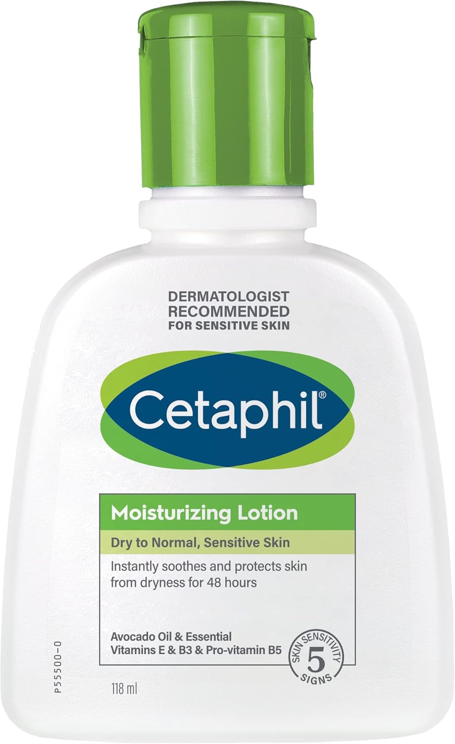 Cetaphil Moisturizing Lotion, Face & Body Moisturizer for Dry to Normal and Sensitive Skin - 118ml