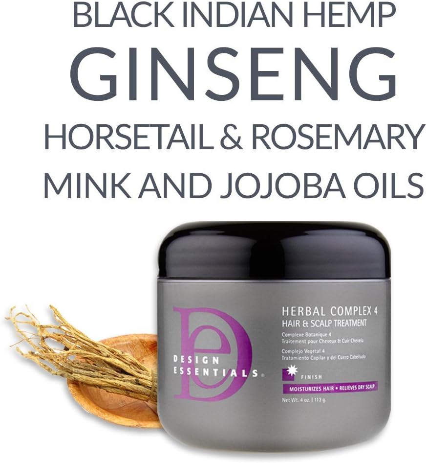 Design Essentials Herbal Complex 4 Hair & Scalp Treatment - 4 Oz