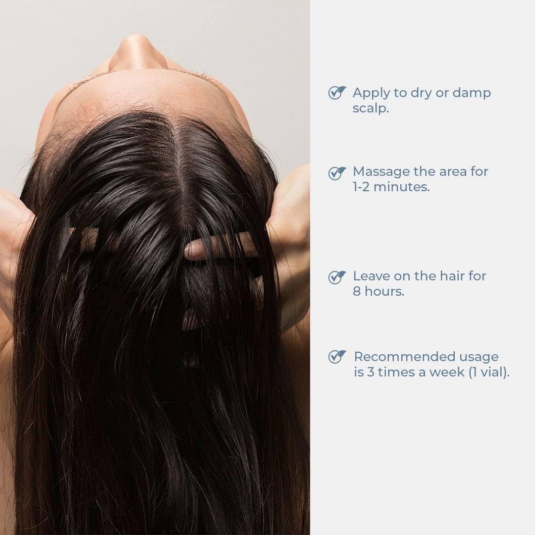 Bionnex Organica Anti-Loss Serum – with Sea Extracts, Vitamins &amp Minerals Strengthens Roots, Revives Scalp, Boosts Density – 12 * 10 ML