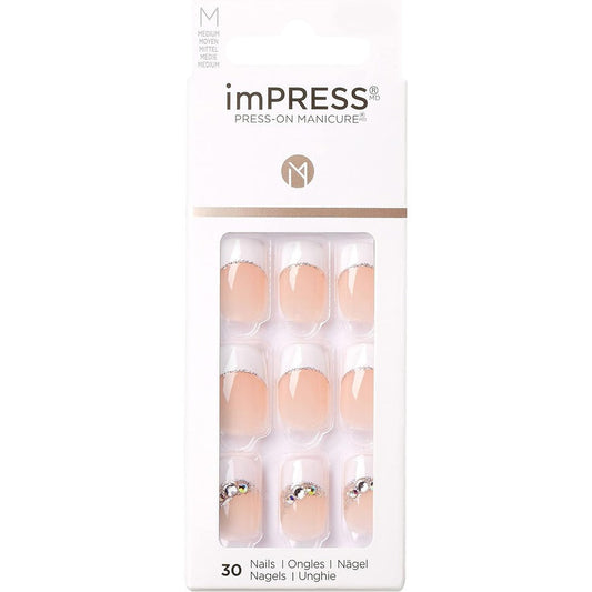أظافر KISS IMPRESS متوسطة، أعتقد أنني، KIMM15C 