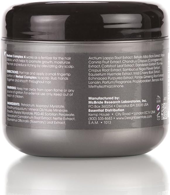 Design Essentials Herbal Complex 4 Hair & Scalp Treatment - 4 Oz