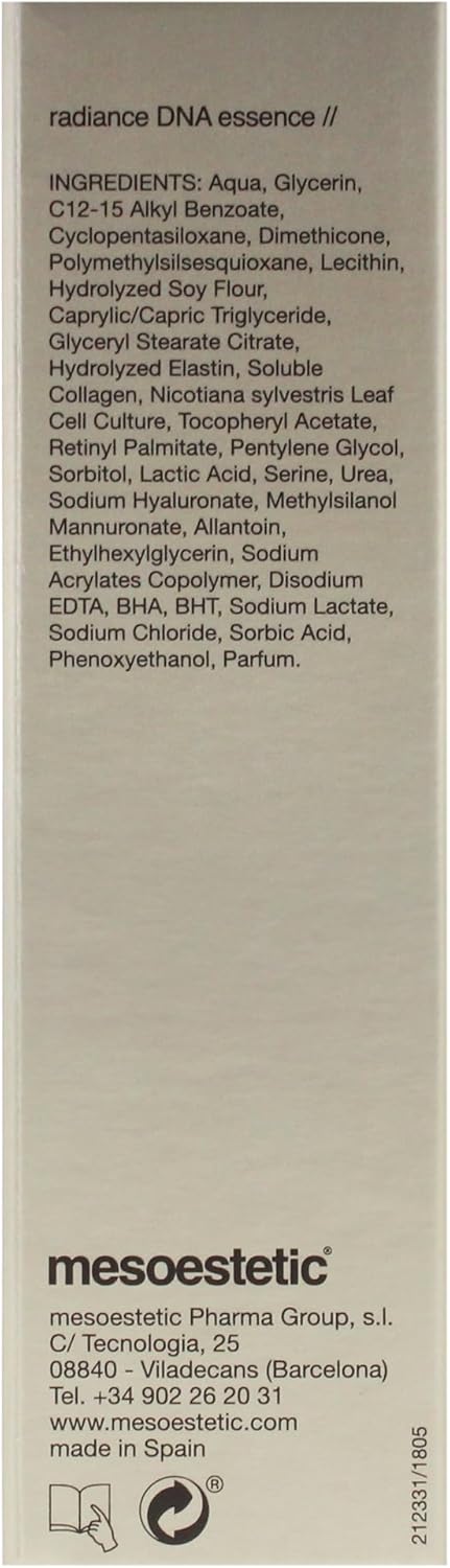 Mesoestetic Radiance DNA Essence Remodeling Serum - 30ml