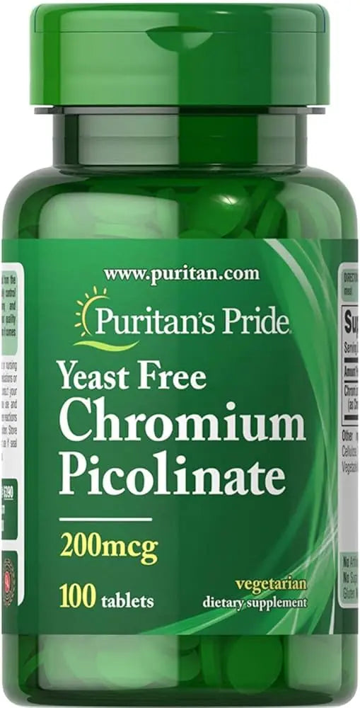 Puritan's Pride Chromium Picolinate 200 mcg 100's Puritan's Pride