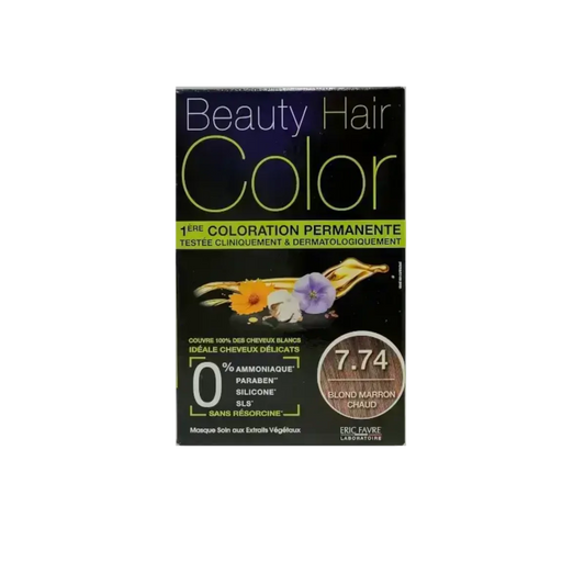 Eric Favre Beauty Hair Color 7.74 Warm Brown Blonde