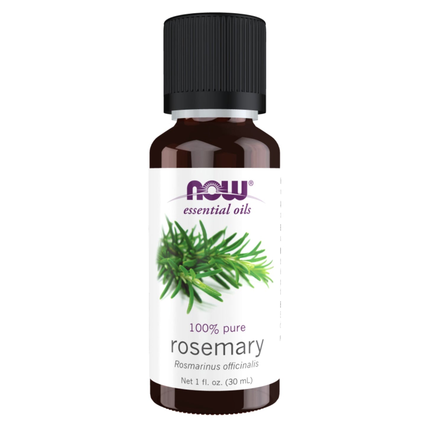 زيت إكليل الجبل العطري من Now Essential Oils، نقي بنسبة 100%، 1 أونصة سائلة.
