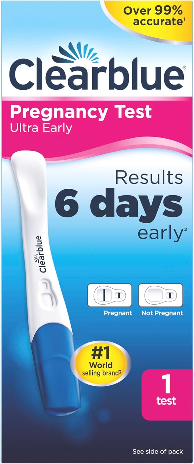 Clear Blue Ultra Early Pregnancy Test Kit 1's