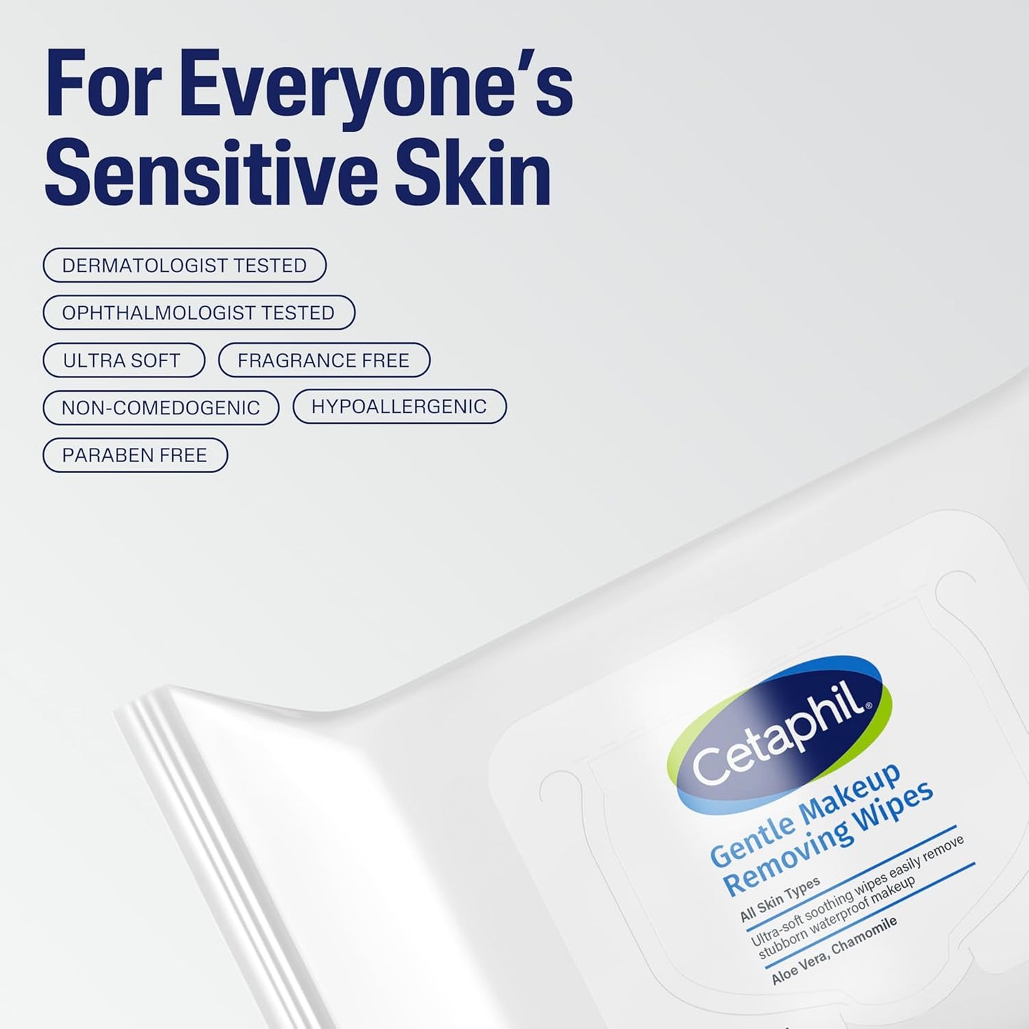 Cetaphil Gentle Makeup Removing Wipes - 25 towelettes