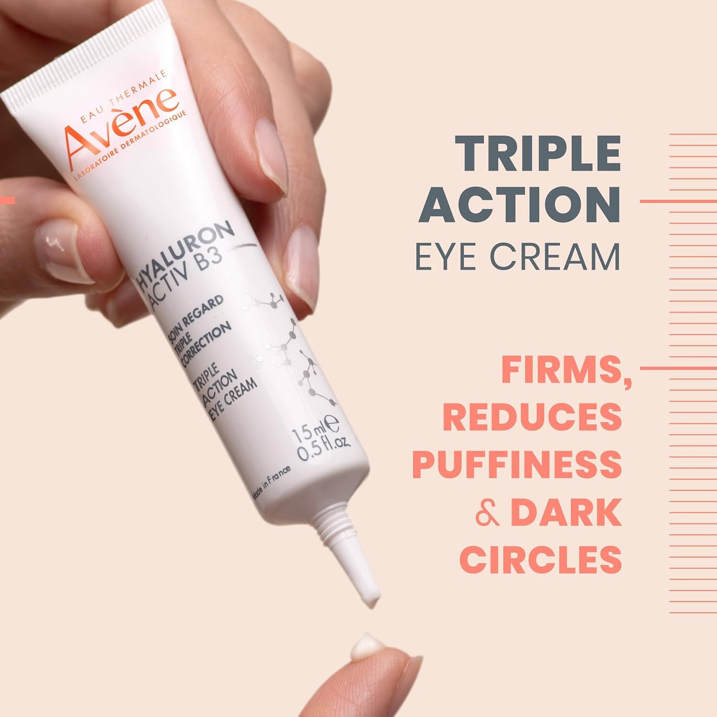 Avene Hyaluron Activ B3 Triple Correction Eye Cream - 15ml
