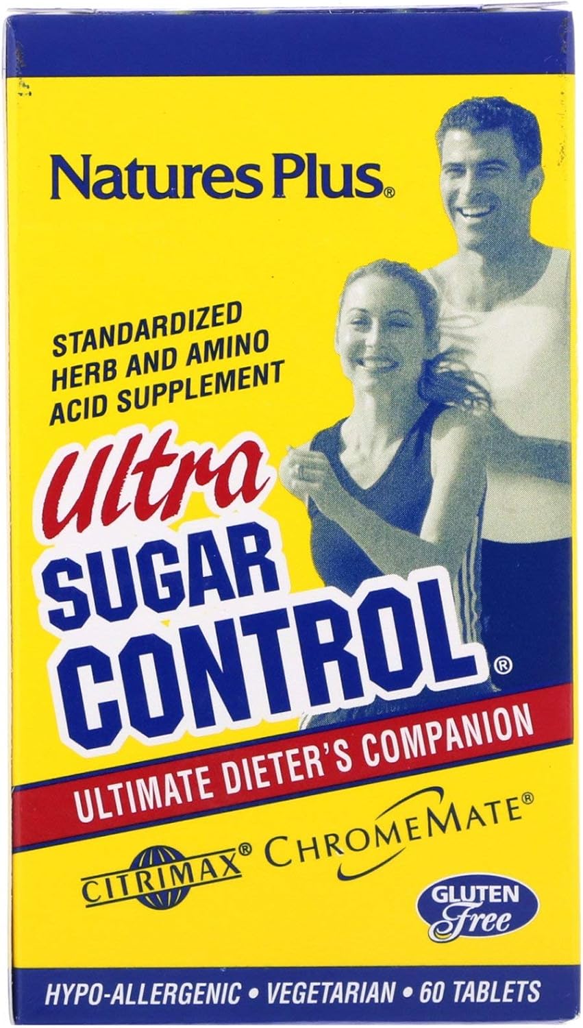 Natures Plus Ultra Sugar Control - 60 Tablets