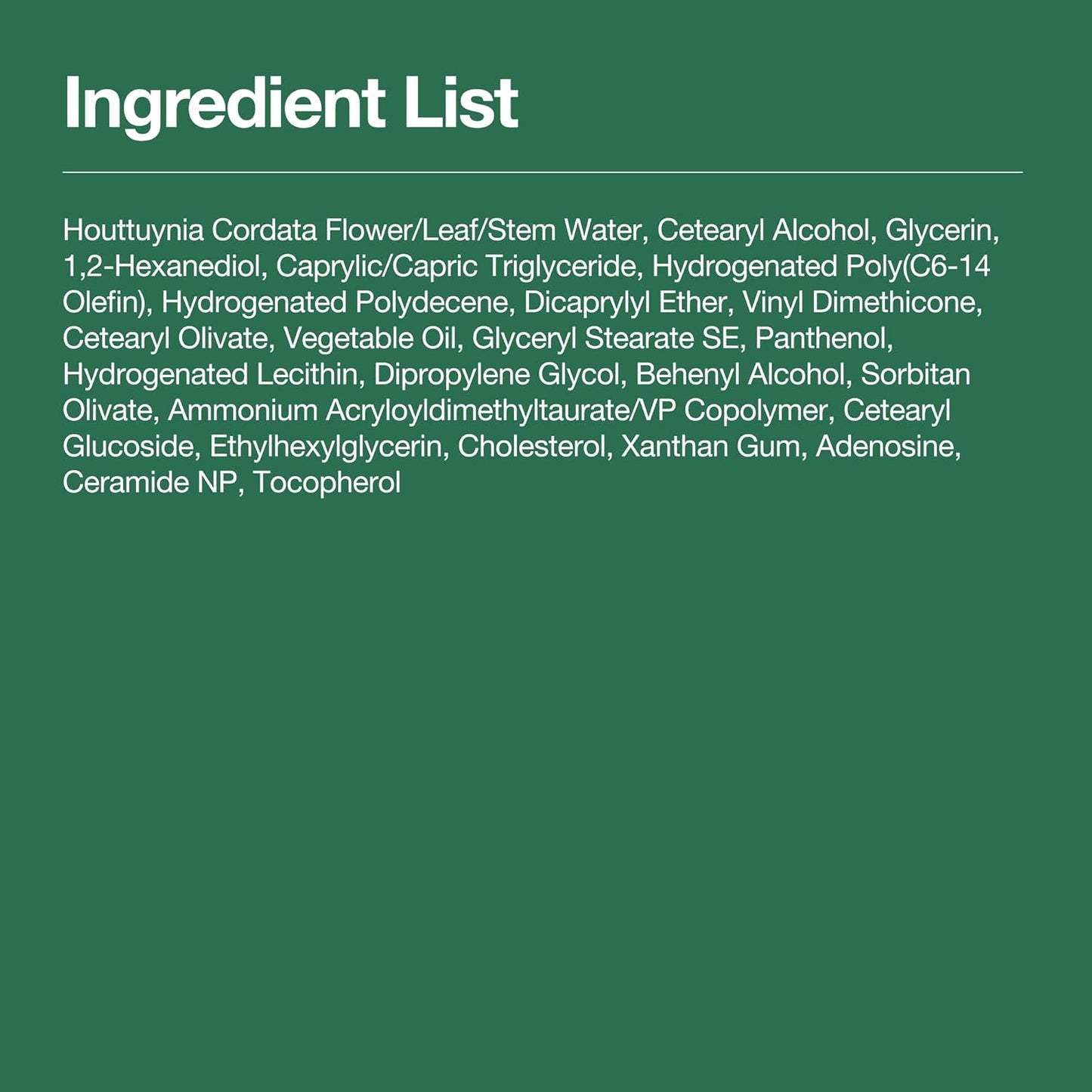 Anua Heartleaf 70% Intense Calming Facial Cream For Dry & Sensitive Skin - 50ml