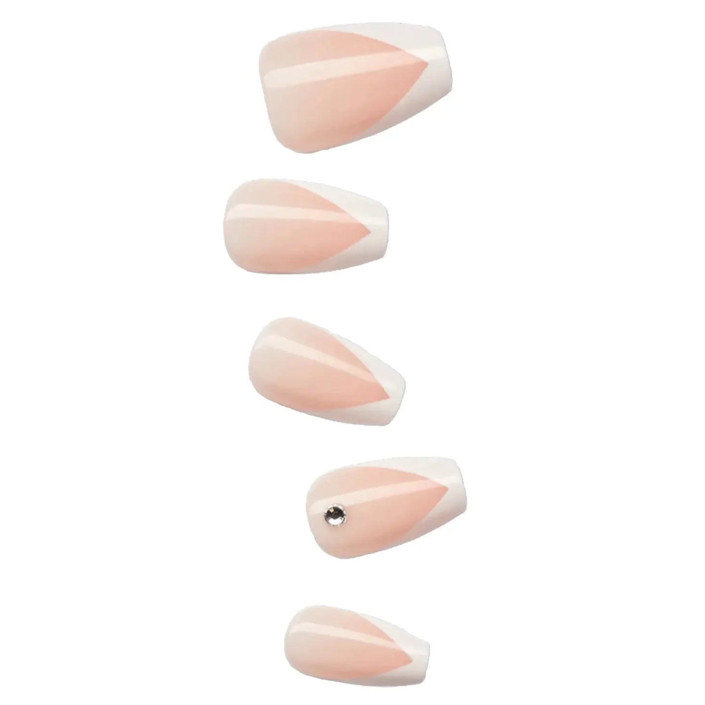 Kiss imPRESS Press On Manicure So French Medium 30's KISS