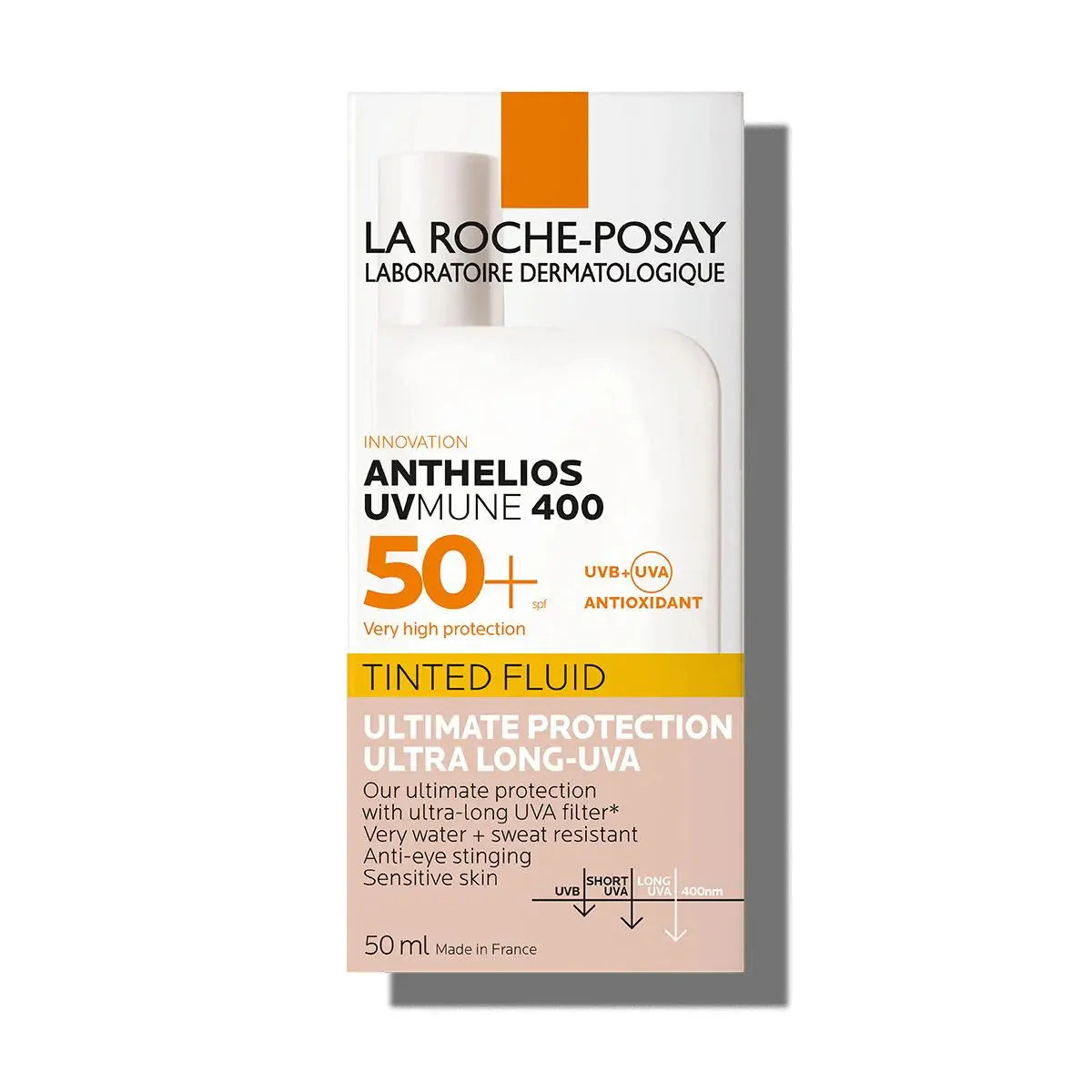 La Roche-Posay Anthelios UVMune 400 Invisible Tinted Sunscreen SPF50+ 50ml La Roche-Posay