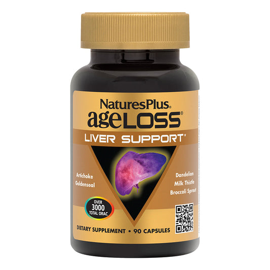 Natures Plus Age loss Liver Support Vegetable capsules - 90's