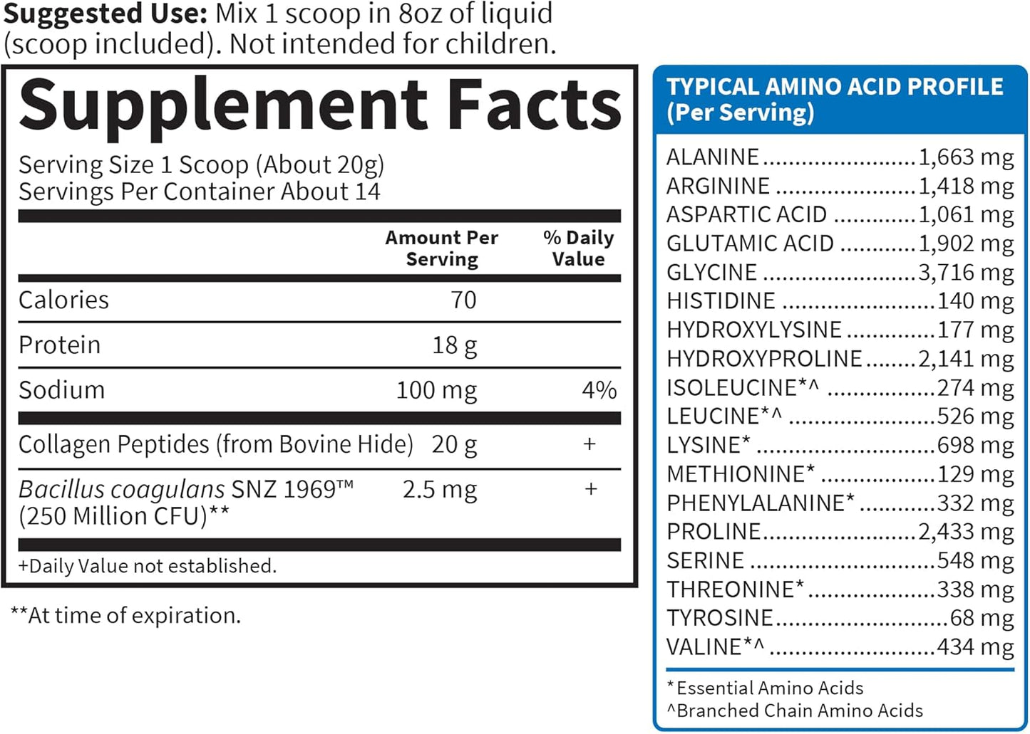 Garden of Life Grass Fed Collagen Peptides Powder - 280g