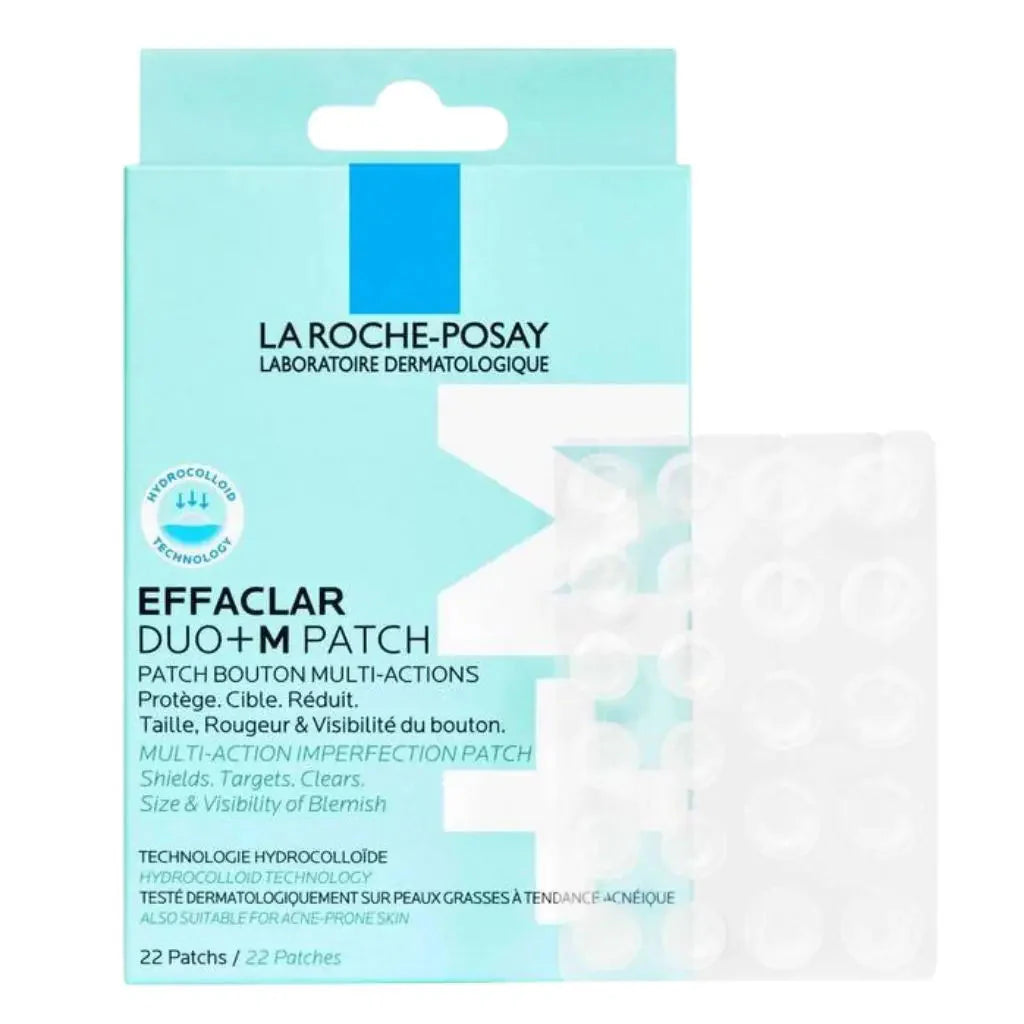 La Roche-Posay Effaclar Duo+M Patch, Multiaction Imperfection Spot Patch For Blemish, Pack of 22's La Roche Posay