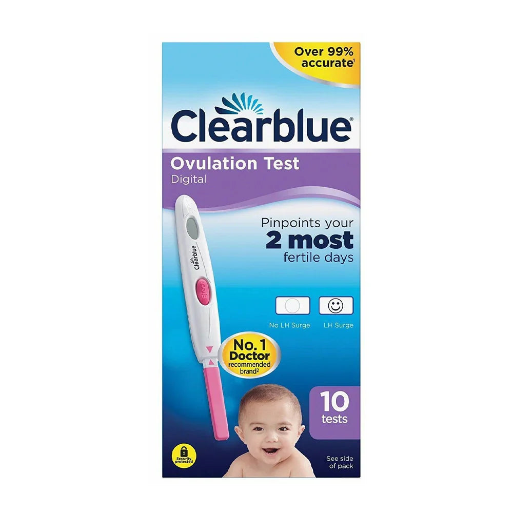 Clear Blue Digital Ovulation Tests Kit, Pack of 10's