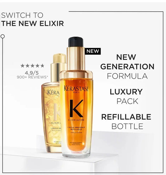 KERASTASE Elixir Ultime L'Huile Originale Refillable Hair Oil 75ml KERASTASE