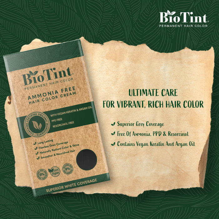 BioTint Permanent Hair Color - 4.0 Medium Brown