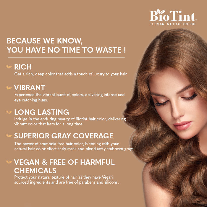 BioTint Permanent Hair Color - 3.0 Dark Brown