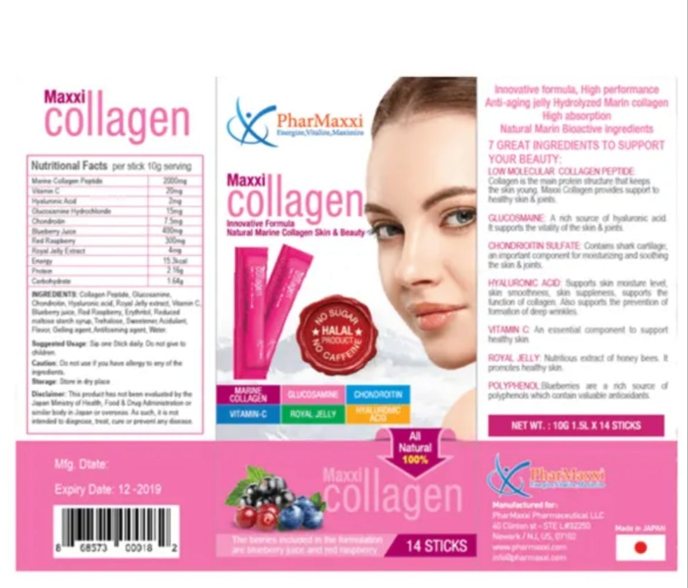 PharMaxxi Collagen Sticks 14's