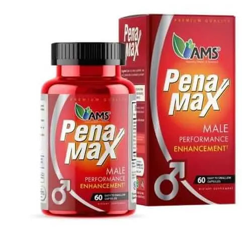 AMS PenaMax Men's Performance Enhancer Capsules Pack of 60's- Original AMS