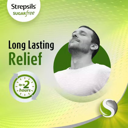 Strepsils Lemon Sugar Free Lozenges 16's