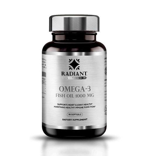 Radiant Platinum Omega-3 Fish Oil 1000mg 90sgels