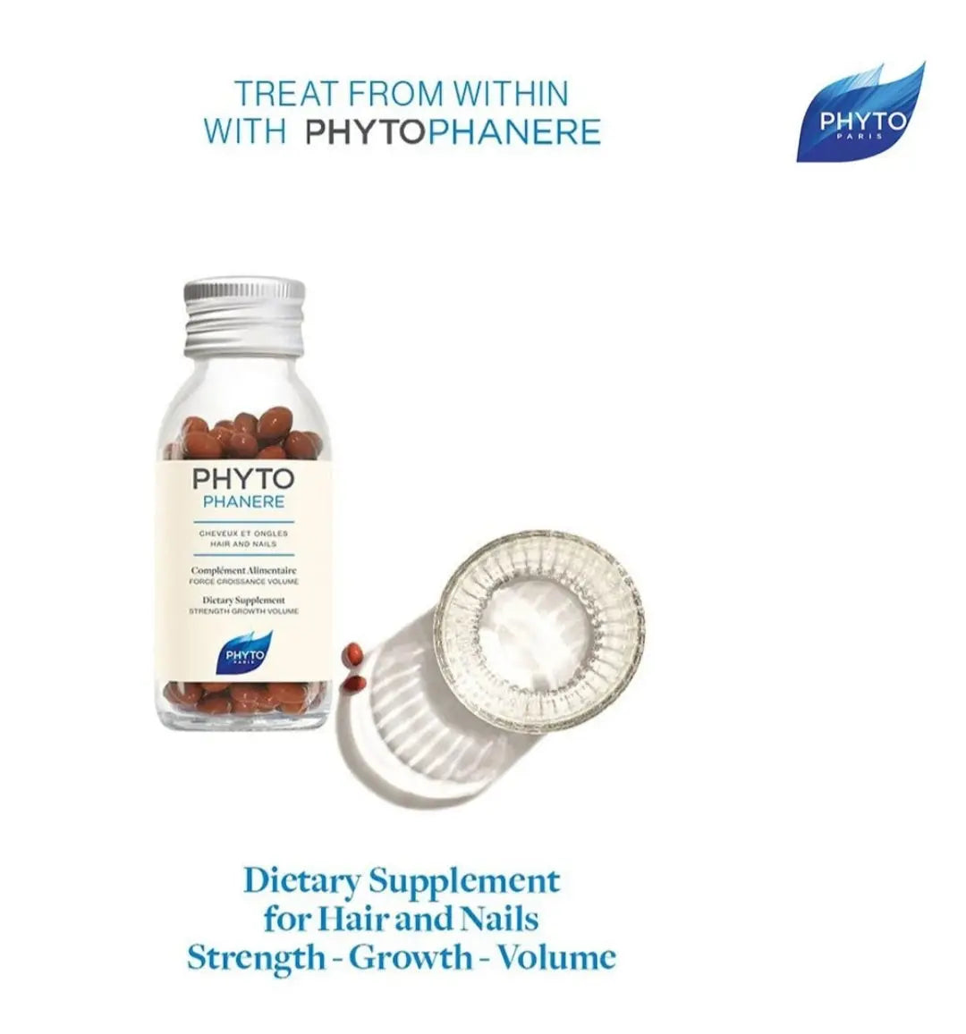 Phyto Phytophanere Hair & Nail Supplement Capsules, Pack of 120's Phyto