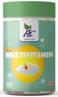 PLC Multivitamins Gummies for kids. Pack of 60s