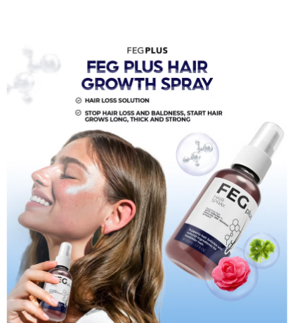 FEG Plus Hair Growth Serum with Hair Roller ( Original)