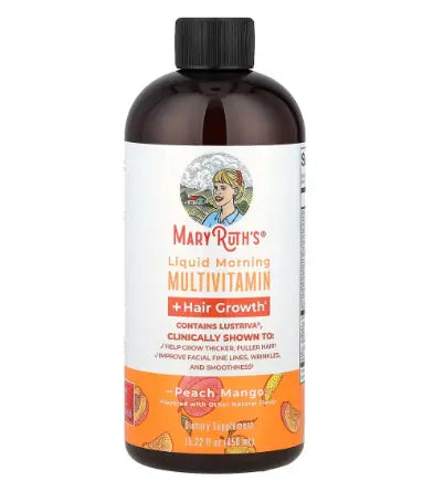 تسوق MaryRuth Organics والفيتامينات السائلة المتعددة من MaryRuth + فيتامينات Lustriva® لنمو الشعر | بيوتين 10000 ميكروجرام | فيتامين د | تم اختباره سريريًا للشعر الكثيف والتجاعيد والخطوط الدقيقة والعناية بالبشرة | الأعمار 18+ | 15.22 أونصة سائلة أونلاين ف Mary Ruth organics