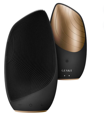Geske SmartAppGuided 6-in-1 Sonic Thermo Facial Cleansing Brush In Gray Color www.plcgcc.com