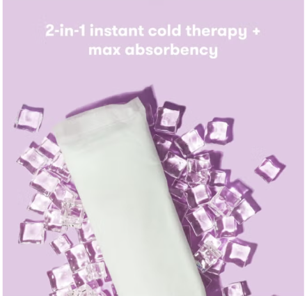 Pack of 8 - 2 in 1 Postpartum Absorbent Perineal Ice Maxi Pads frida nom