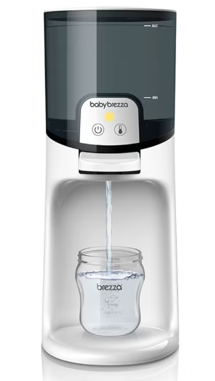 Instant Warmer – Instantly Dispense Warm Water at Perfect Baby Bottle Temperature - Traditional Baby Bottle Warmer Replacement - Fast Baby Formula Bottles 24/7 – 3 Temperatures baby brezza