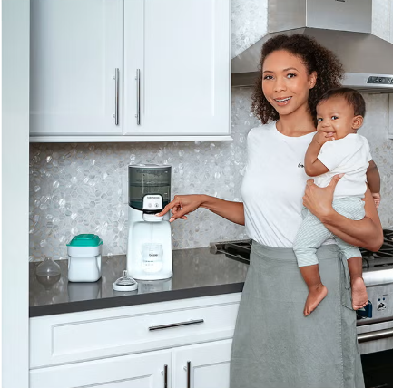 Instant Warmer – Instantly Dispense Warm Water at Perfect Baby Bottle Temperature - Traditional Baby Bottle Warmer Replacement - Fast Baby Formula Bottles 24/7 – 3 Temperatures baby brezza
