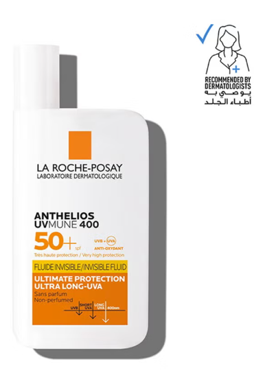 Anthelios UVMune400 50+Invisible Fluid 50ml La Roche Posay