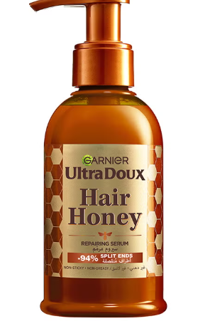 Ultra Doux Honey Treasures Repairing Serum For Damaged Hair And Split Ends With Heat Protection 115ml Garnier