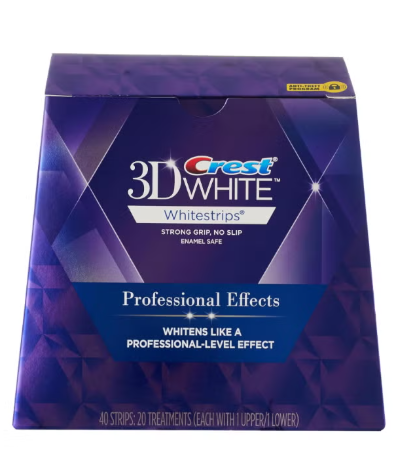 Crest40-Piece 3D WhiteStrips Dental Whitening Kit crest