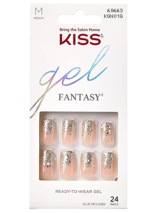 Kissgel Fantasy Medium Length Nails 24's KISS